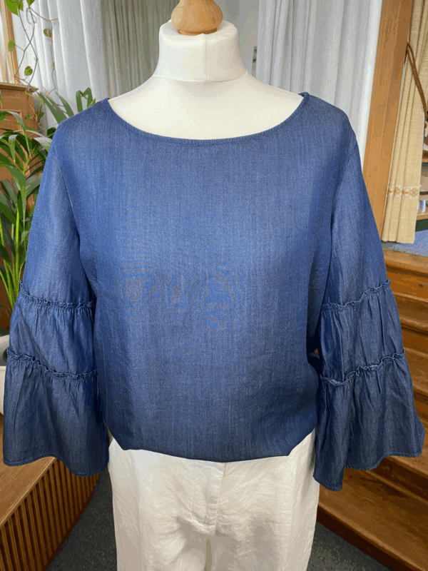 Jeansbluse